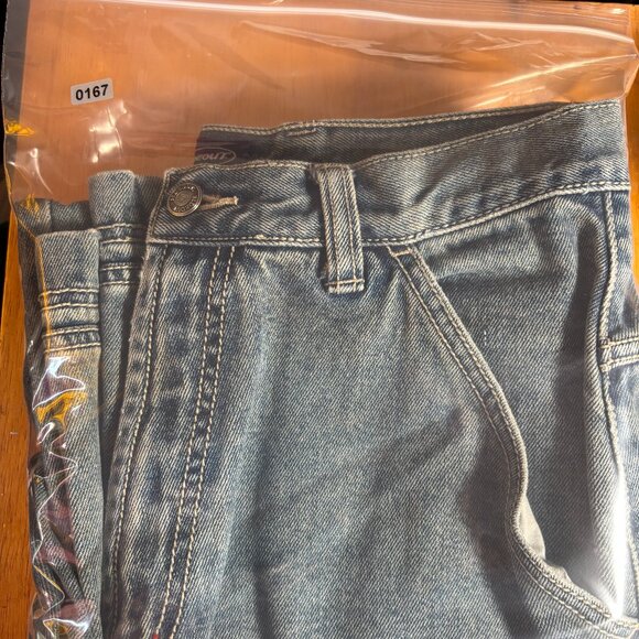 Sideout Vintage Denim High Rise Straight Leg Cargo Jeans Size 30x30 - Picture 10 of 10